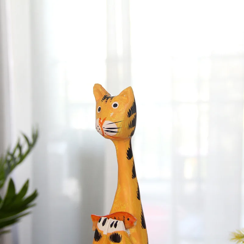 Аксессуары для украшения дома пастырской Стиль деревянный любителей &quotКошки&quot