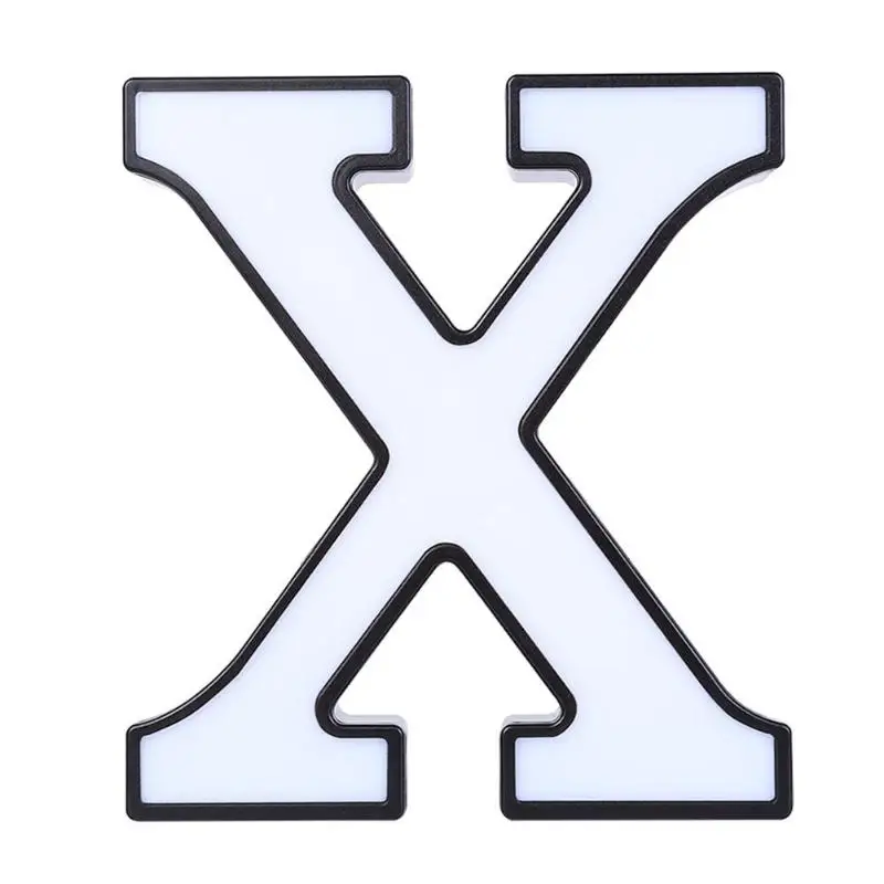 Английский буквенный светодиодный ночник Marquee знак Алфавит домашний Свадебный