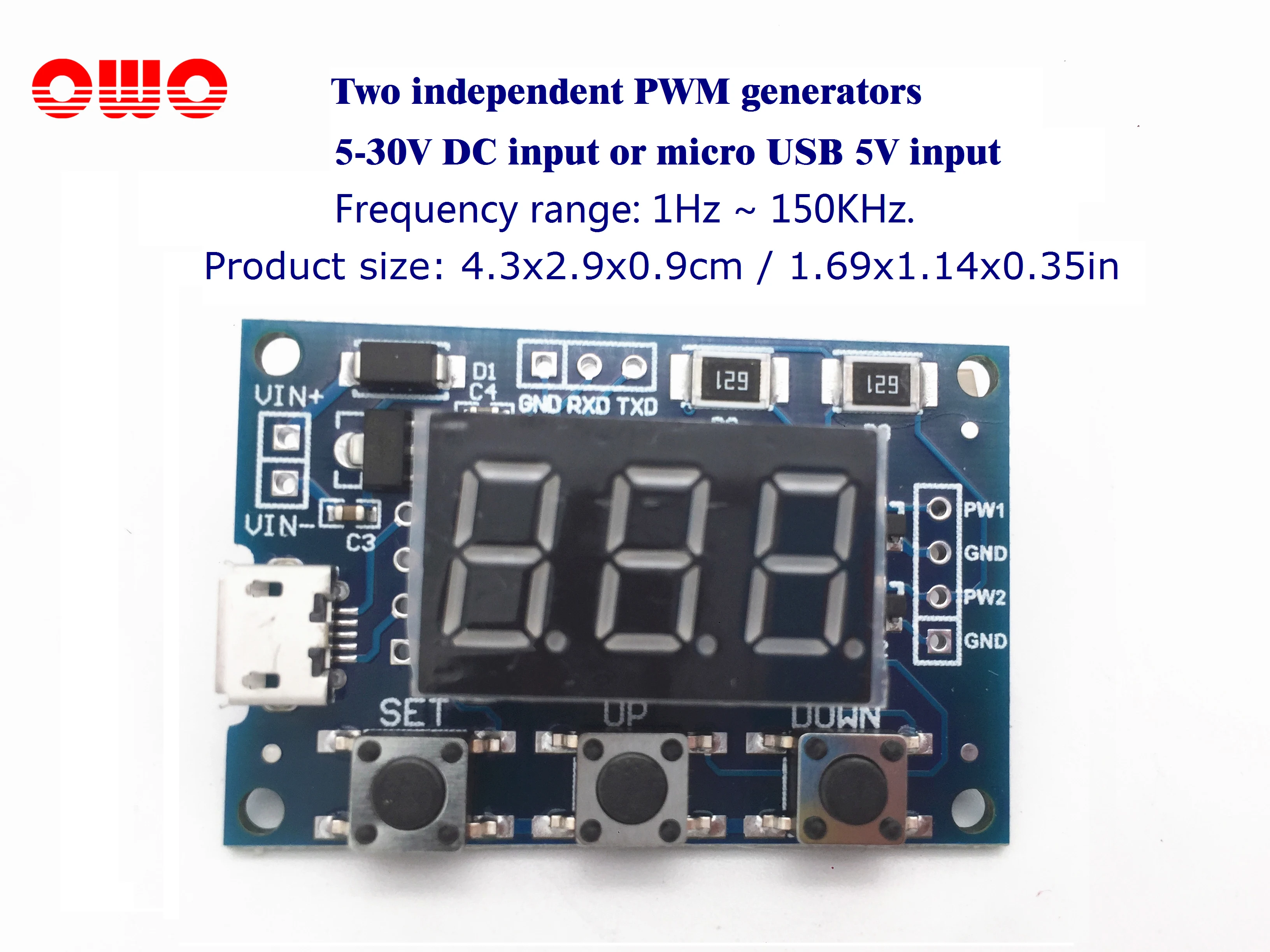 Два независимых ШИМ генератора для BLDC управления освещением двигателя могут