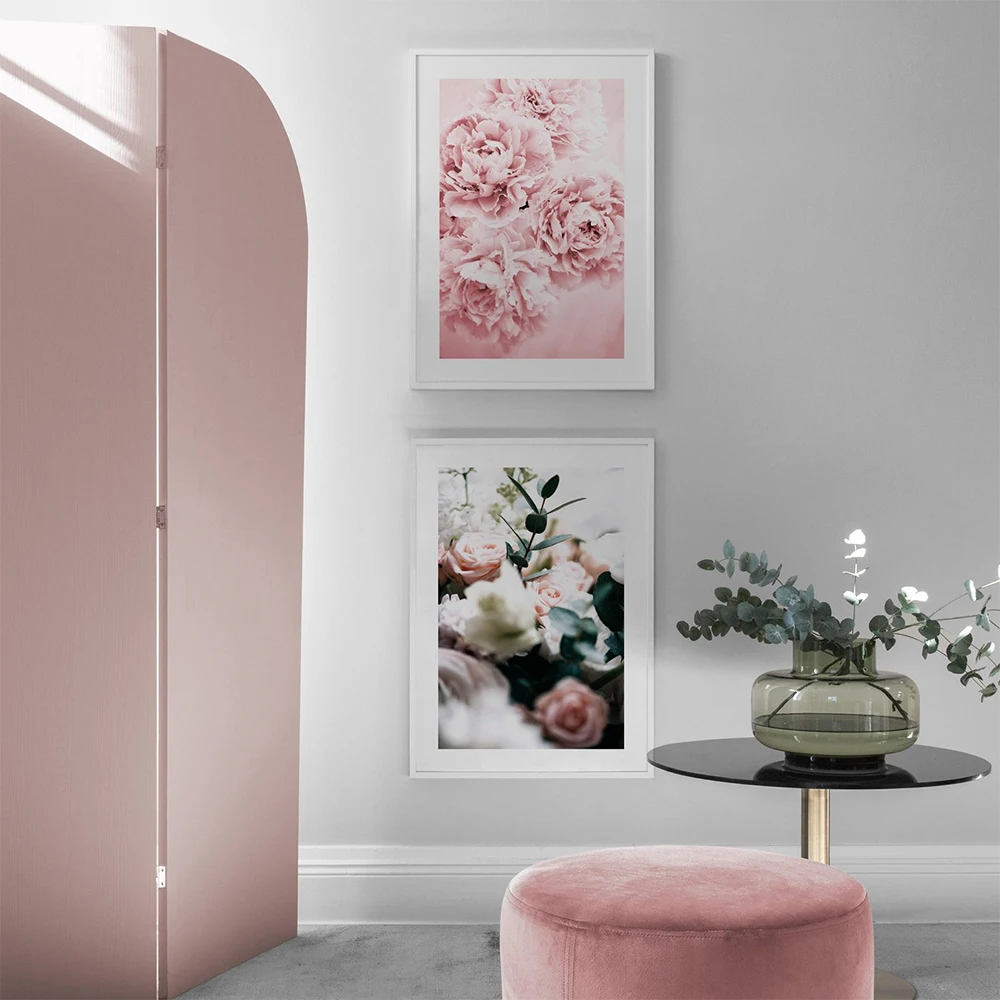 Модная Картина на холсте в виде цветов для гостиной искусство стену с рисунком