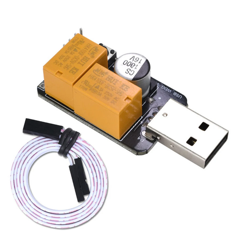 Metal Portable USB Watchdog Professional Unattended For PC Desktop Computer Automatic Restart BTC Miner Blue Screen Mining Game |