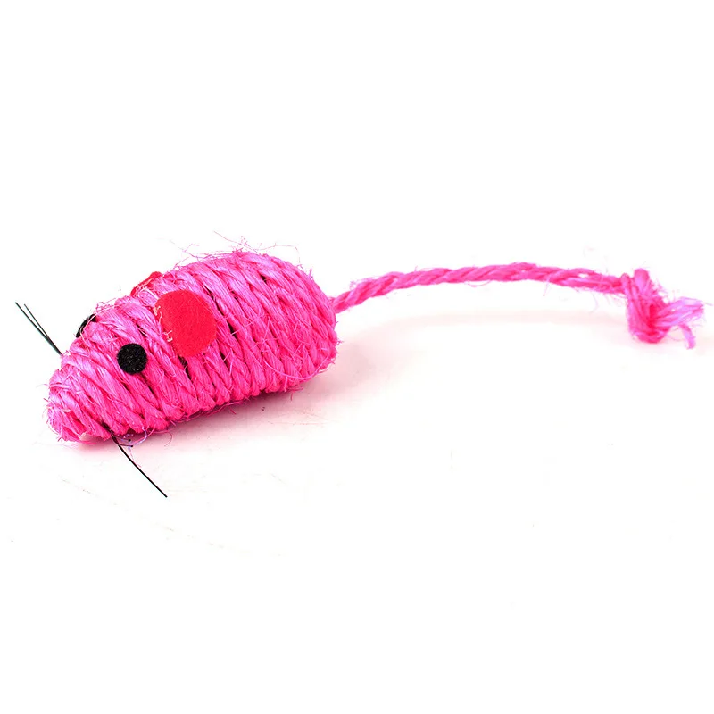 

Sisal Mouse Small Toys for Cats Funny Things Pets Supplies Articles for Cats Products Pets Pet Accessories Toys for Kittens