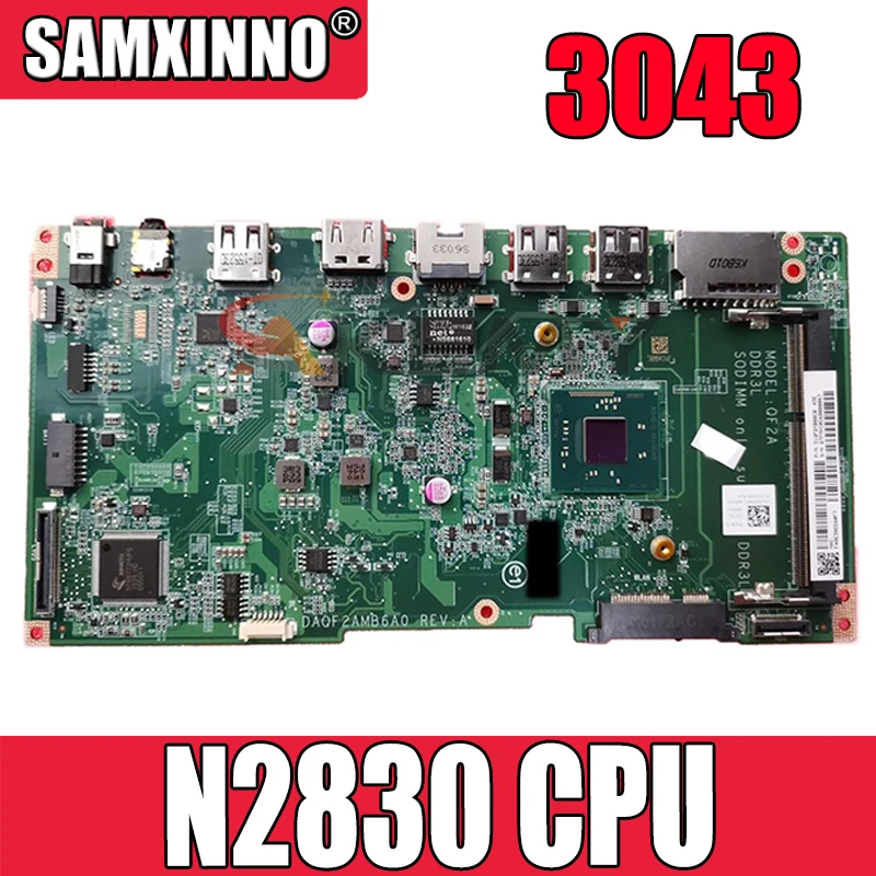 

Original Laptop motherboard For DELL Inspiron 3043 Celeron N2830 Mainboard CN-01114M 01114M DAQF2AMB6A0 SR1W4 CPU