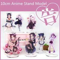 10cm anime kaguya sama love is war acrylic stand model toys cute chika action figure decoration cosplay diy collectible toy