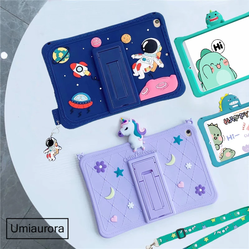 Детский противоударный чехол для iPad 6 го 7 поколения мультяшный подставка