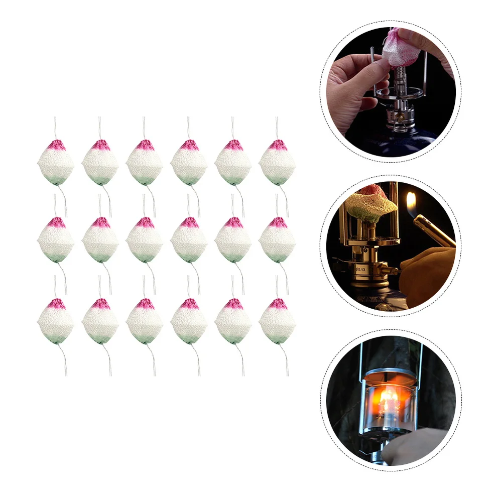 

10pcs Inverted Mantle Fitted Gaslight Mesh Wick Mantle Lantern Wick Mantle