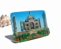 india travel souvenir taj mahal resin fridge sticker message post