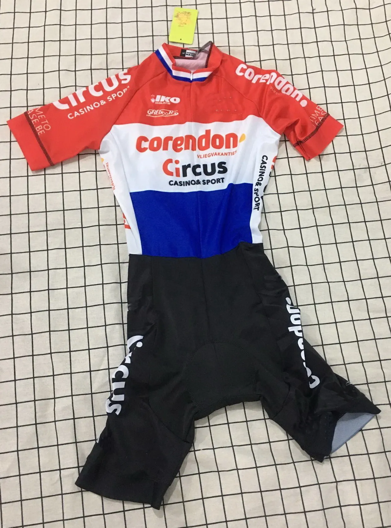 

LASER CUT Skinsuit 2019 ICORENDON-CIRCUS TEAM NL Bodysuit SHORT Cycling Jersey Bike Bicycle Clothing Maillot Ropa Ciclismo