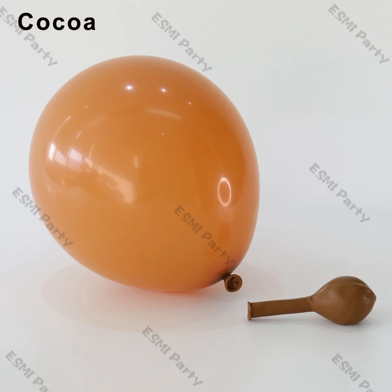 Kit de guirnalda de globos de color rosa y albaricoque para decoraci&oacute;n de cumplea&ntilde;os, Baby Shower, caf&eacute;, chocolate, suministros de decoraci&oacute;n de graduaci&oacute;n, 135 piezas-2