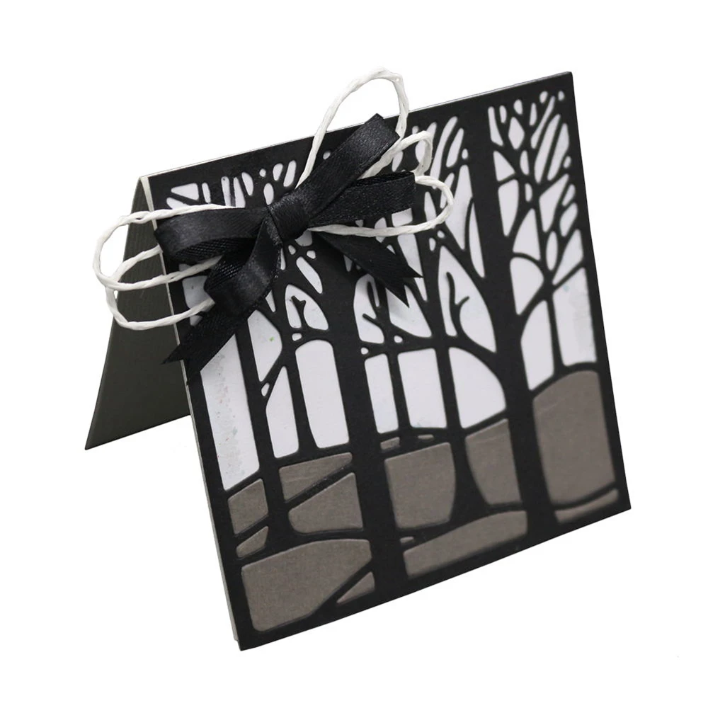 Лесные Вырубные штампы трафарет тиснильный Альбом Бумажные карты для рукоделия