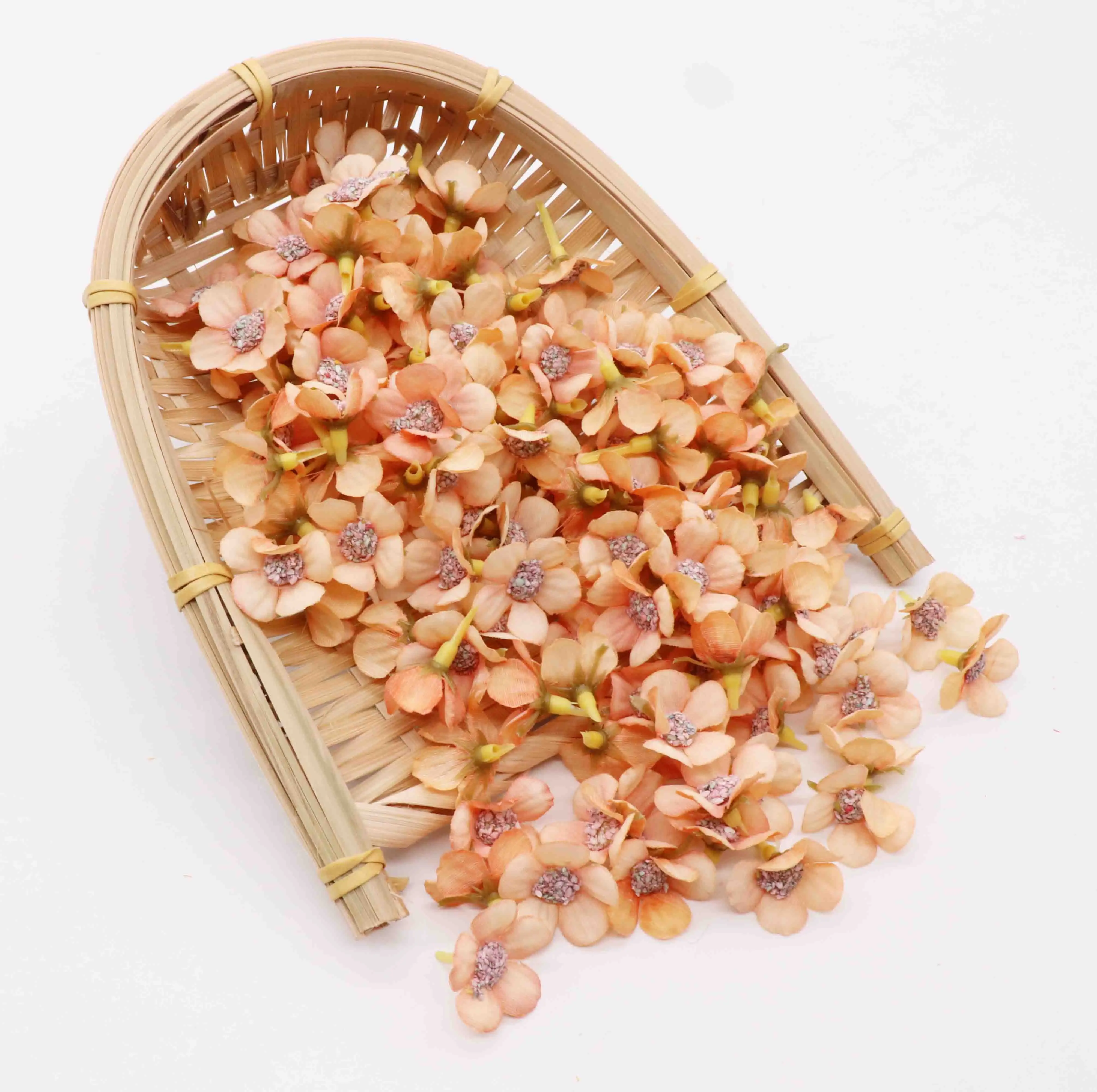 50 шт. 2 см разные цвета Дейзи цветок голова мини шелковые искусственные цветы для