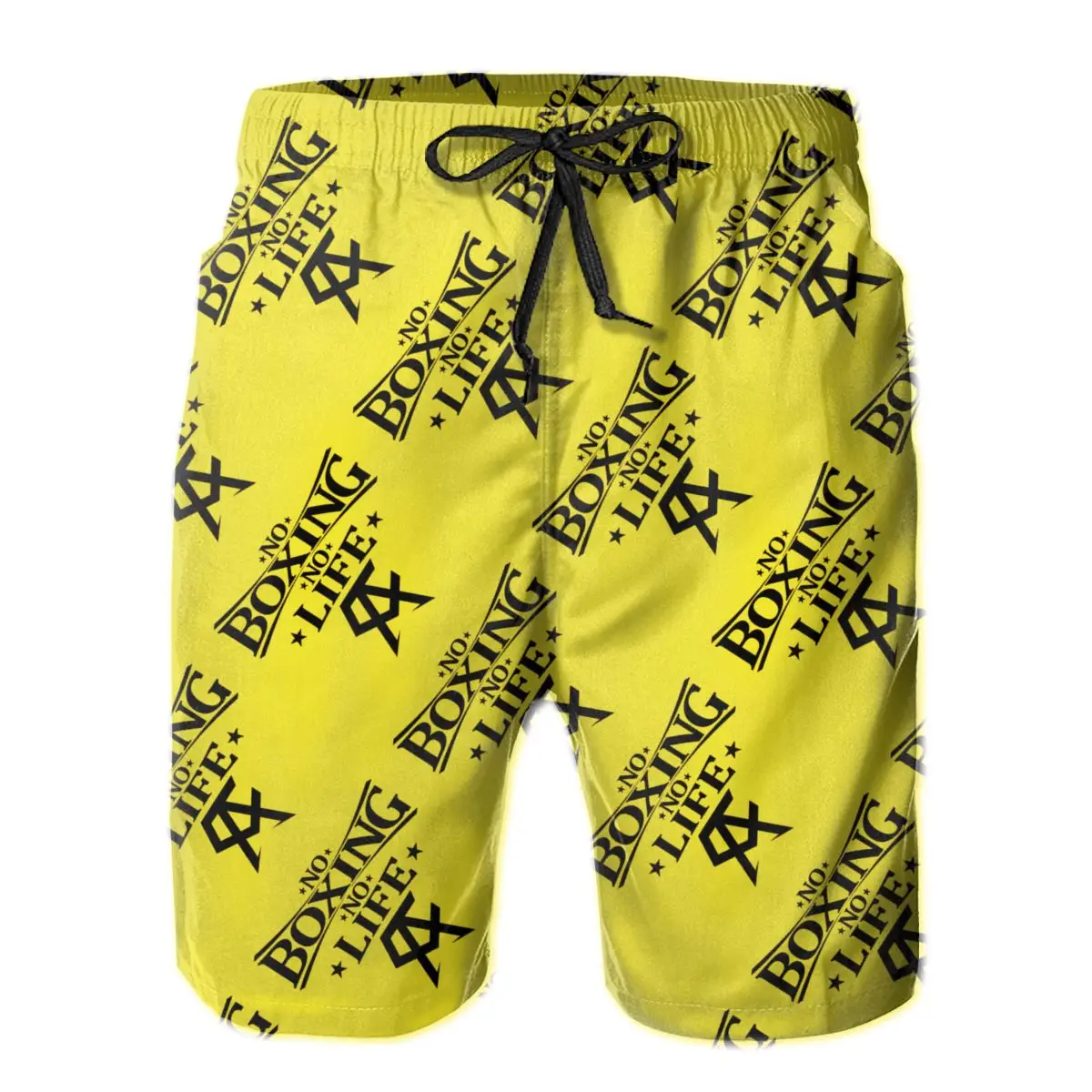 

Beach Breathable Quick Dry Funny Geek R257 Loose Canelos Alvarez No Boxing No Life Essential Male Shorts