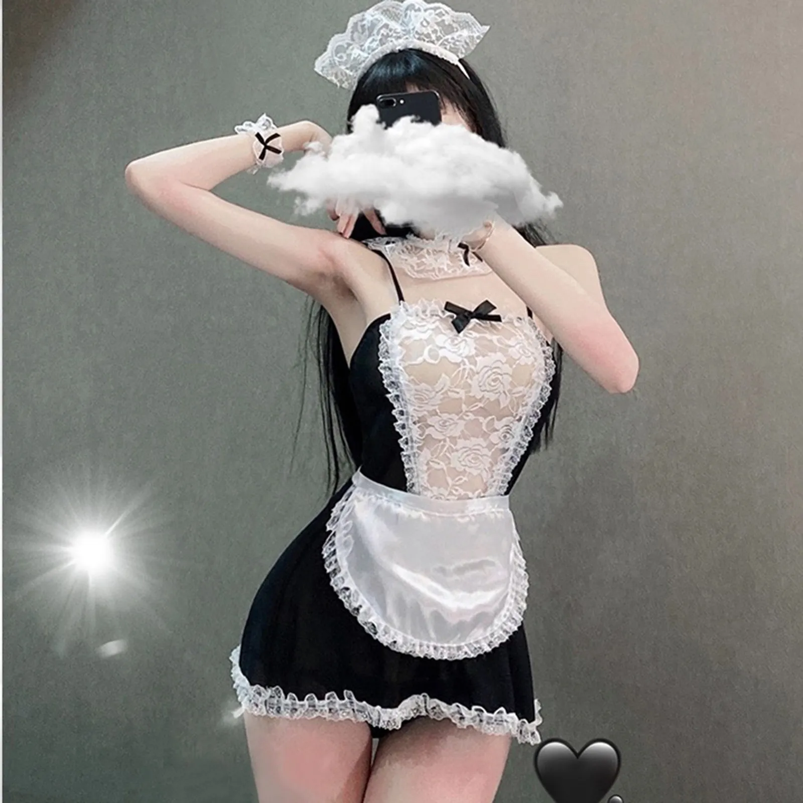 7 шт./комплект женское платье-униформа для ролевых игр |