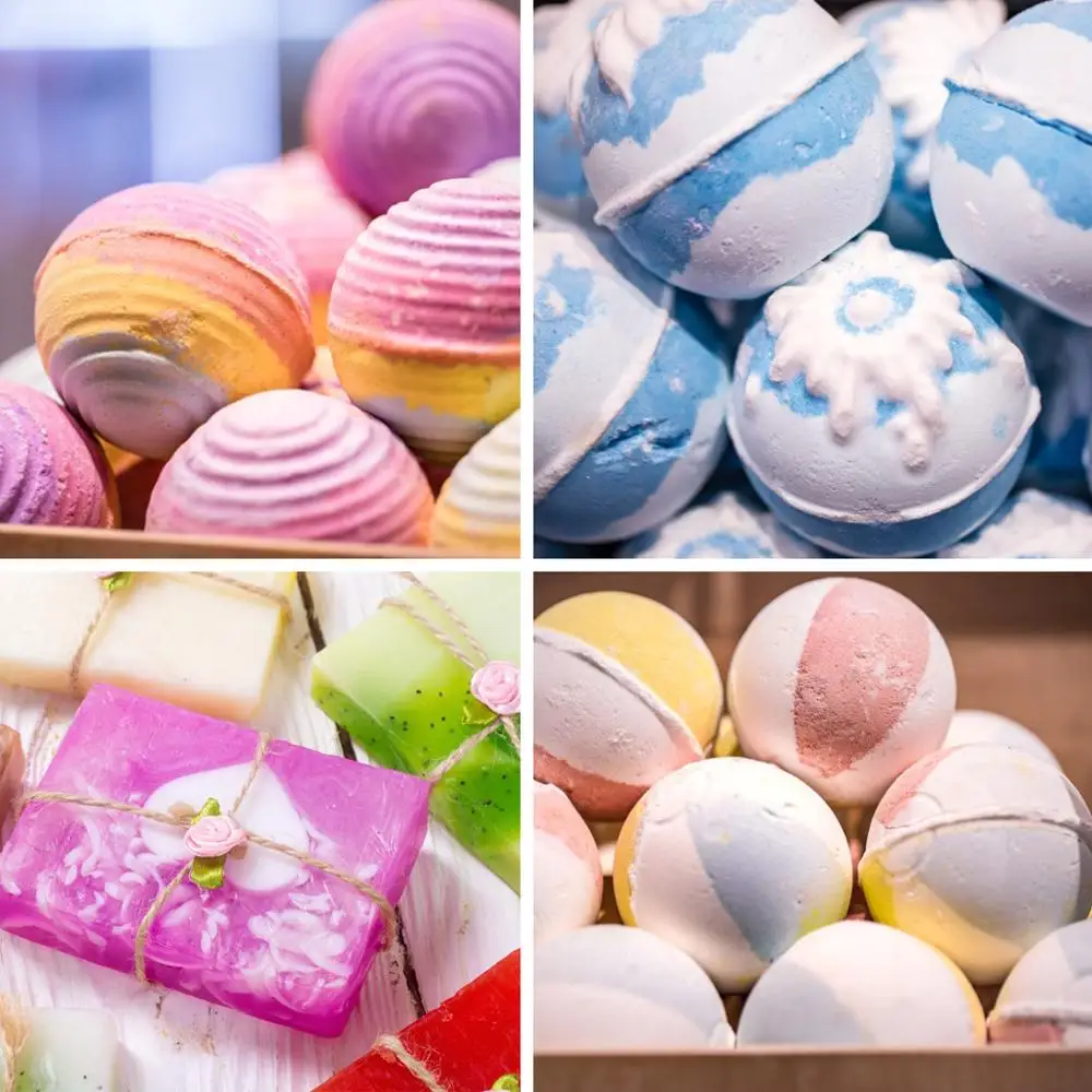 Набор Biutee из слюдяной порошковый пигмент смолы косметическая пудра цветной