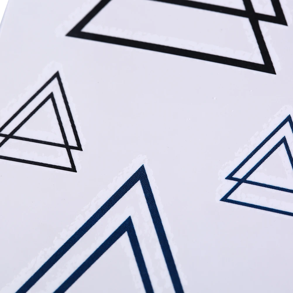 Геометрические Временные татуировки треугольные современный стиль унисекс на