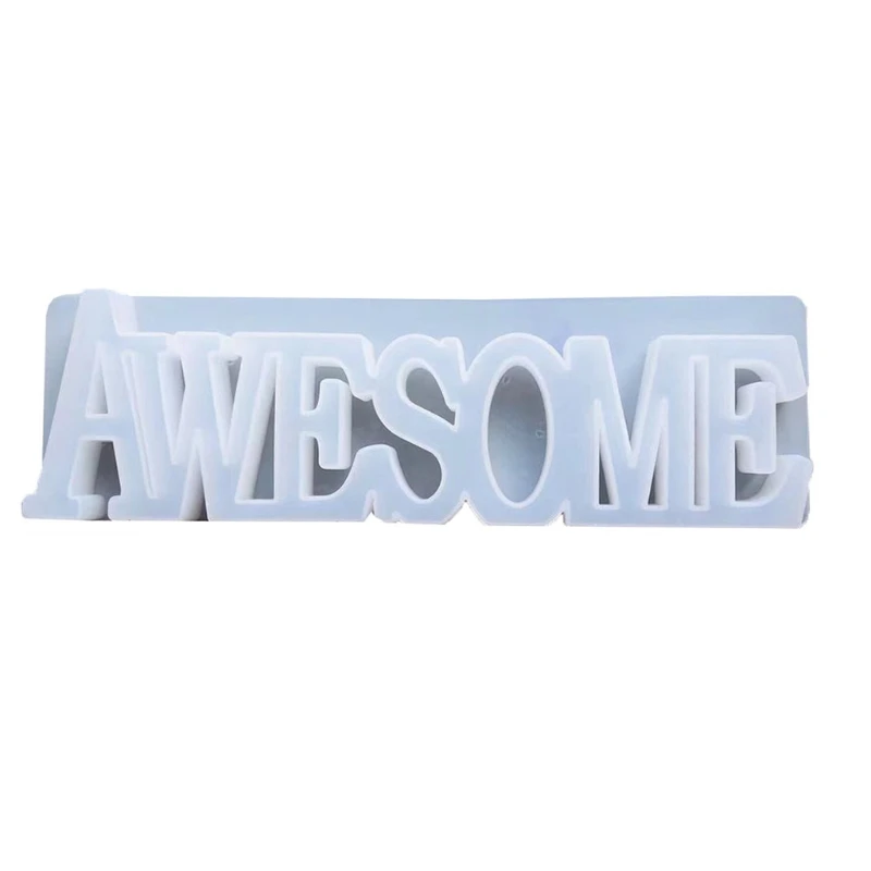 

Awesome Letter Decoration Mold Epoxy Resin DIY Craft for Home Decoration