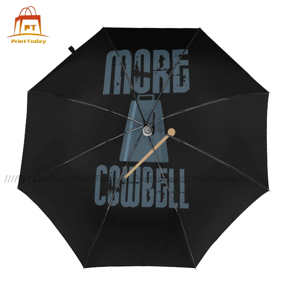 

Cowbell Umbrella Protection Outside Umbrella Colorful Automatic Print Folding Umbrella