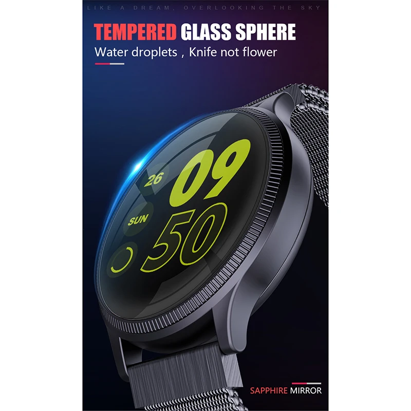 Tiptop смарт-браслет металлический ремешок Смарт-часы монитор артериального