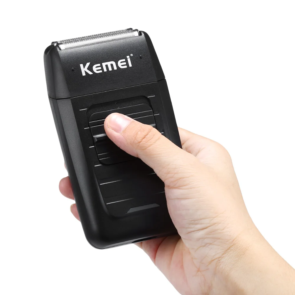 

Kemei-1102 Rechargeable Cordless Shaver For Men Floating Beard Shaver Machine Twin Blade Face Care Multifunction Strong Trimmer