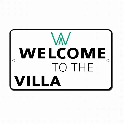 

Welcome to The Villa Tin Decor Safety Signs 12x16 Inch