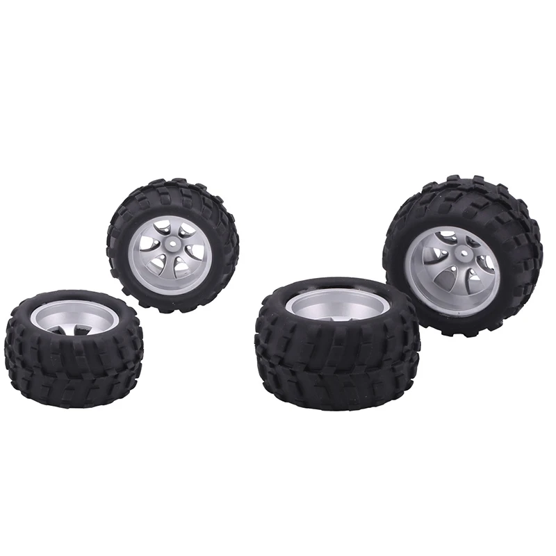 

RC Car Parts Right&Left Tire Rubber RC Tires Wheel A979 for Wltoys Car A979 Rock Crawler Model Truck