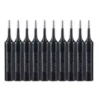 Наконечник паяльника 10 шт.лот из черного металла 900M-T-1C, бессвинцовые наконечники паяльника для Hakko 936 852D, Ремонтный сварочный инструмент