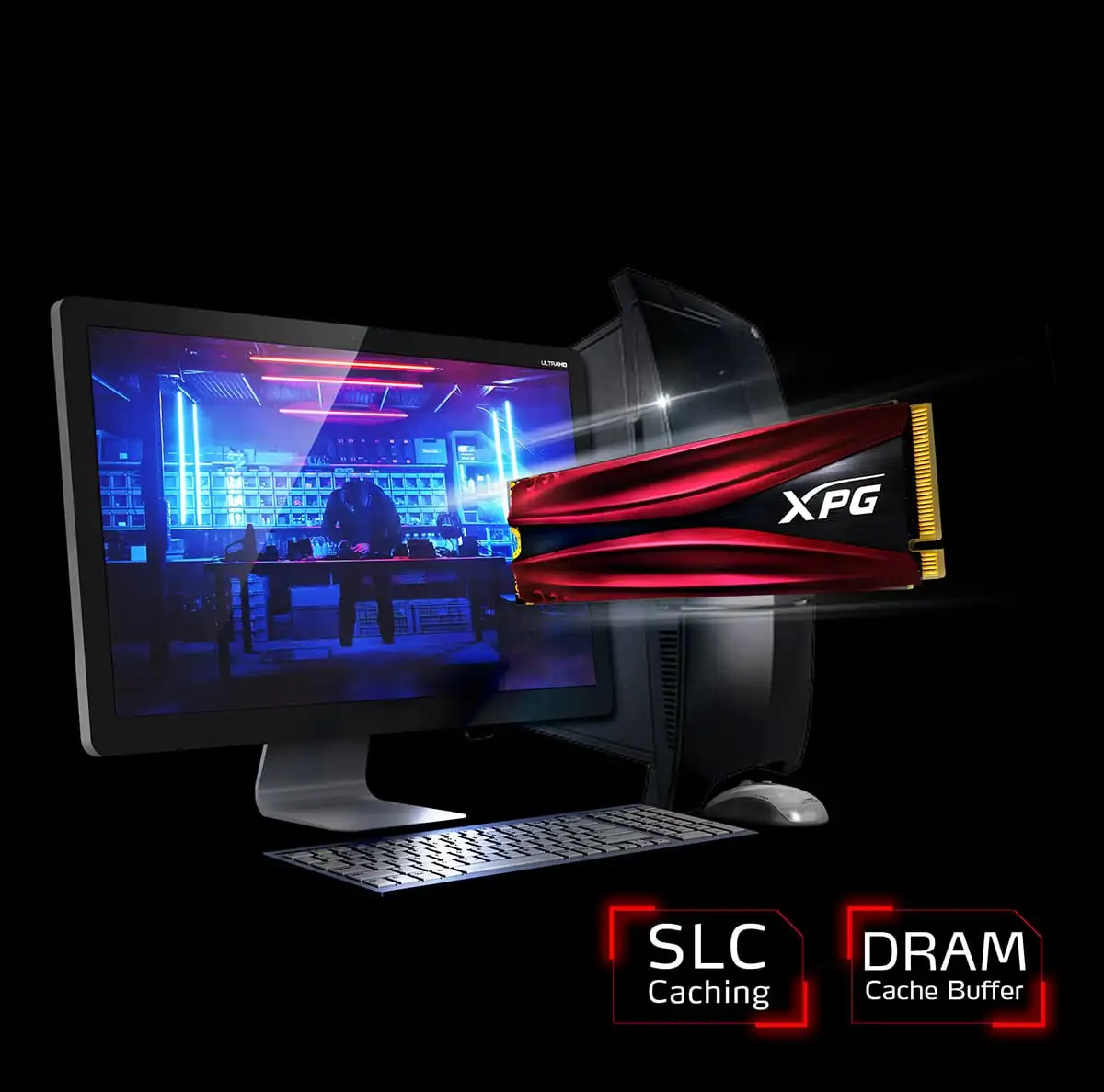 ADATA XPG GAMMIX S11 Pro M2 SSD NVMe 2 ТБ M.2 2280 PCIe Внутренний твердотельный накопитель для