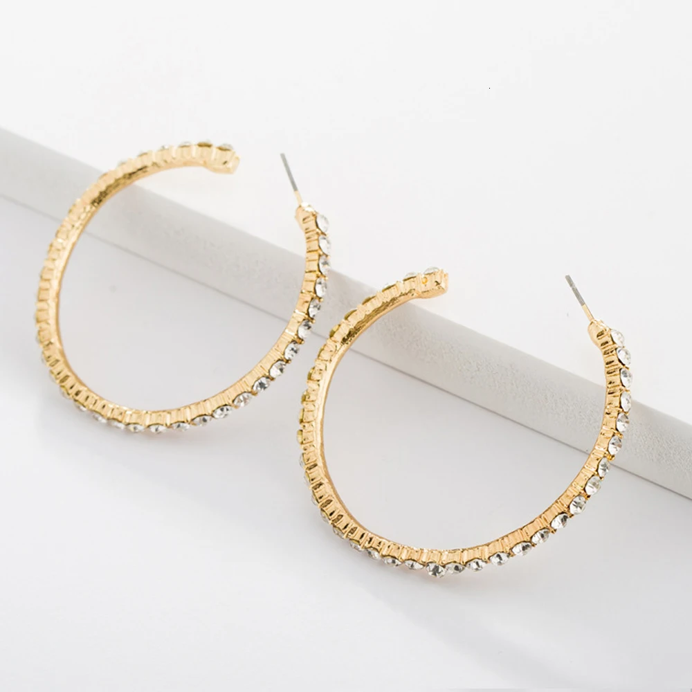 Luxurious MultiColor simple Round Stud Earrings full pave Rainbow colorful crystal Zircon Stone Earring for Women Trendy Jewelry