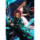 Алмазная 5D Вышивка сделай сам, мультяшный Рисунок Аниме, рассекающий демонов, квадратная вышивка крестом, настенная наклейка, украшение для спальни