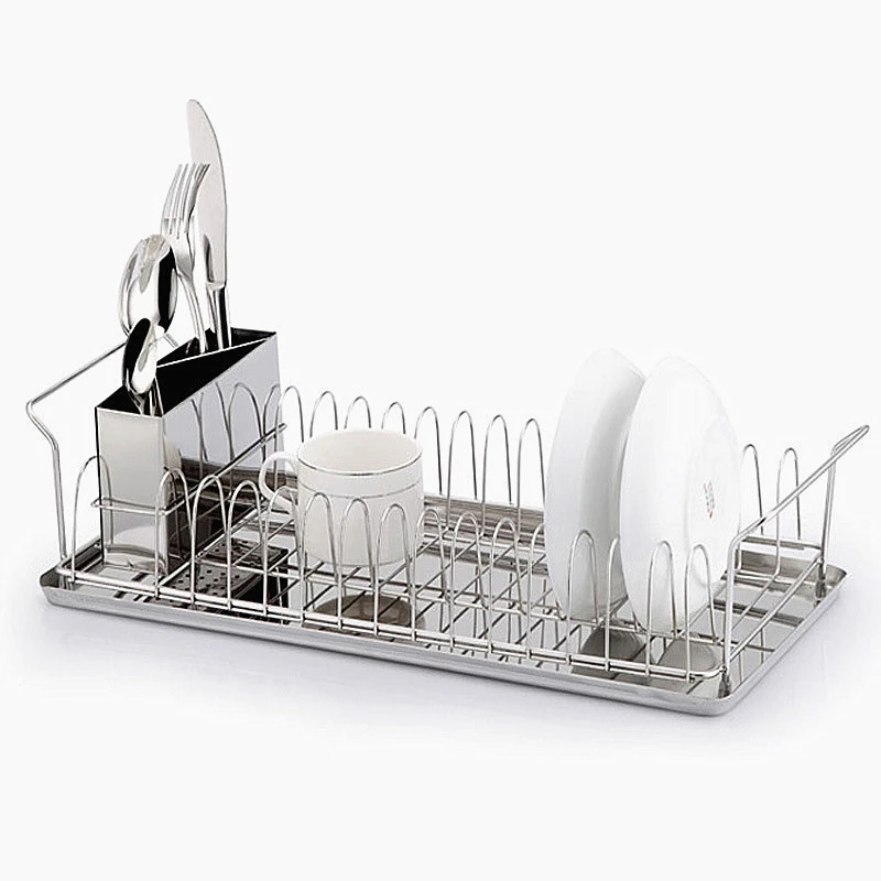 Сушильная посуда из нержавеющей стали шкаф органайзер для кухни держатель слива