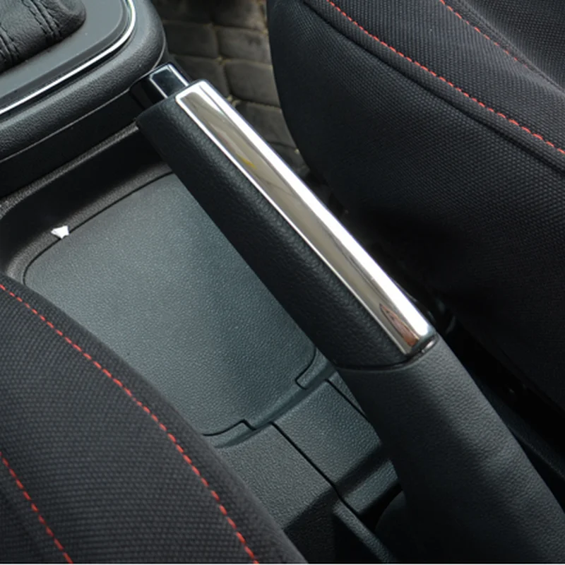 

SBTMY 1PCS Car hand brake stainless steel decoration sequins For Volkswagen vw POLO 2011-2017