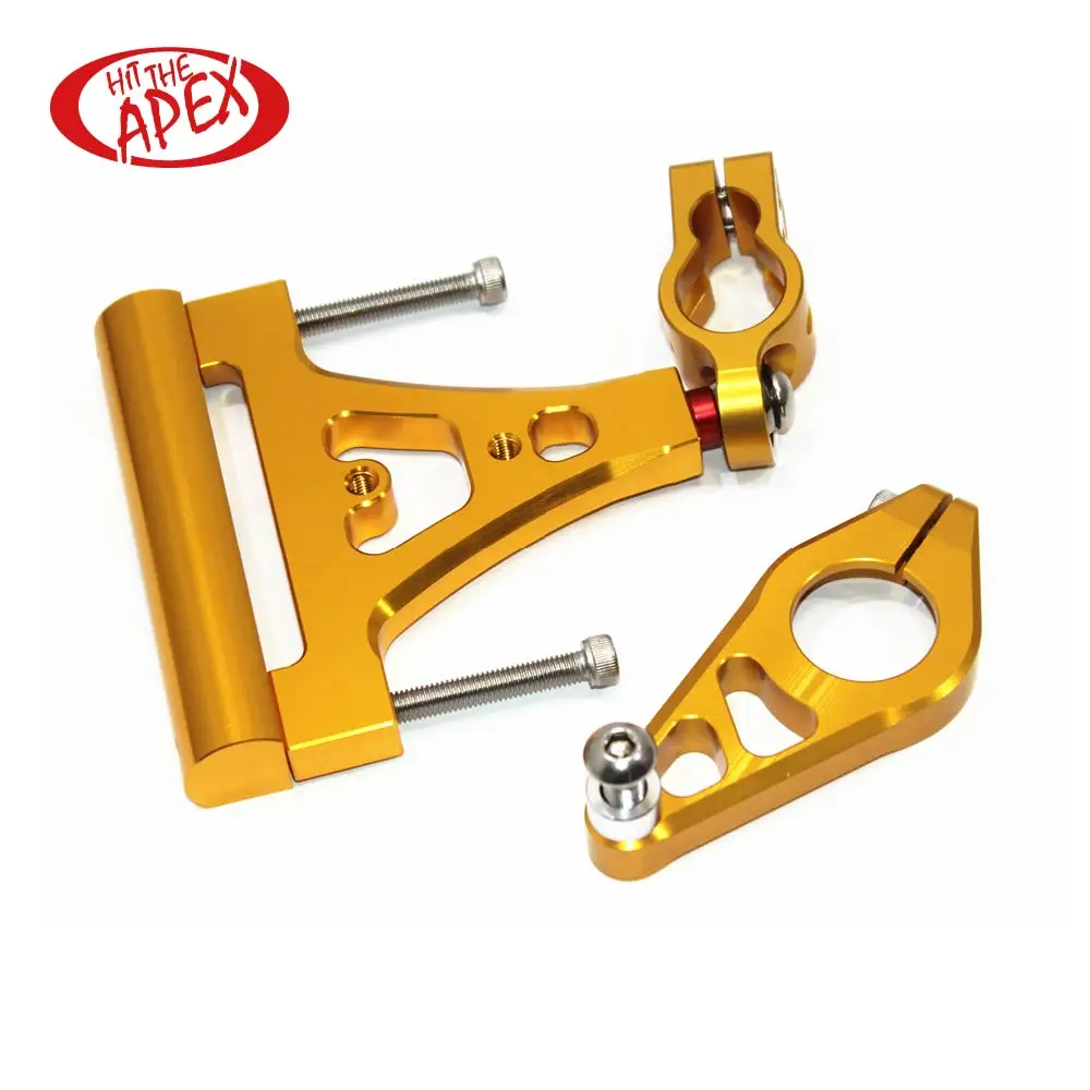 Алюминиевый мотоциклетный демпфер рулевого управления с ЧПУ стабилизирующий