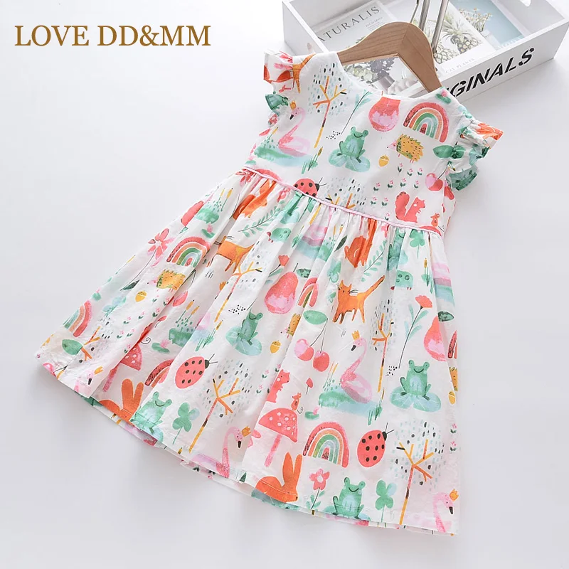 Платья для девочек от 3 до 7 лет LOVE DD & MM Новинка лета 2022 милые детские праздничные