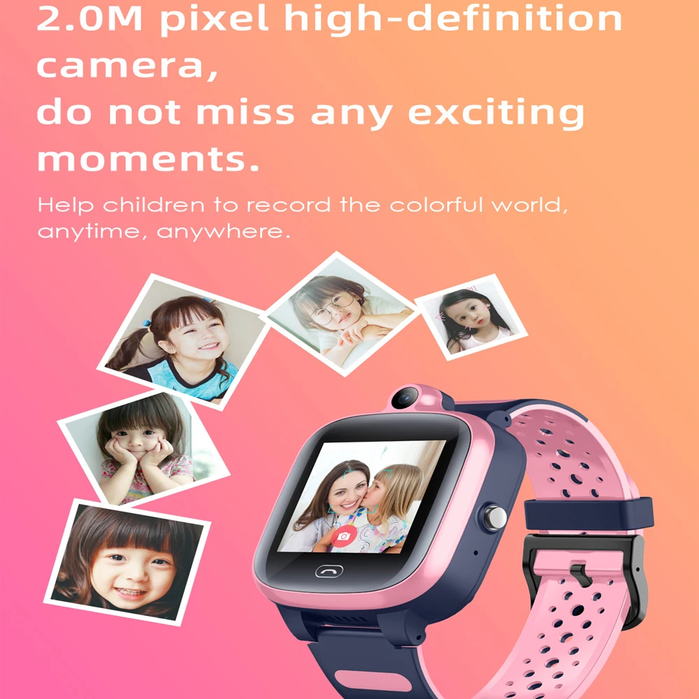4g Смарт-часы с функцией видеозвонка часы для детей SOS защита от потери ребенка