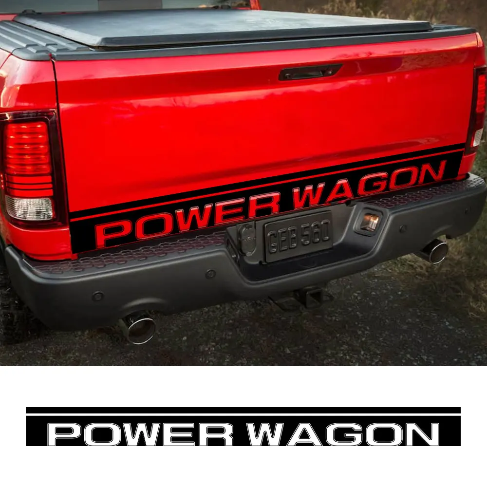 Наклейки на заднюю дверь пикапа для Dodge Ram 1500 2500 Rebel Truck Graphic Power Wagon виниловые