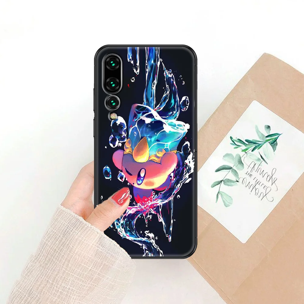 

Cute Kirbys Game Phone case For Huawei P Mate P10 P20 P30 P40 10 20 Smart Z Pro Lite 2019 black art funda painting cell cover