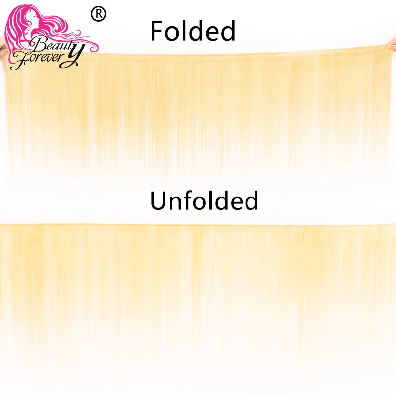 BEAUTY FOREVER #613 блонд бразильские прямые волосы 4 шт./лот Remy человеческие пучки 16 24