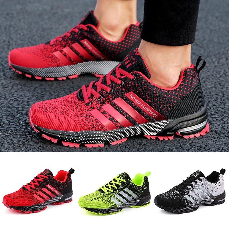 Новинка 2021 мужские кроссовки для бега дышащая Спортивная обувь улицы легкие