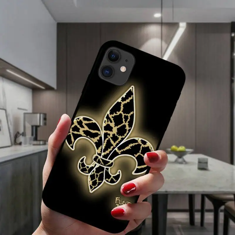 

New Orleans Saints Soft Cover Phone Case For IPhone 6 6s 7 8 Plus X Xs Xr Xsmax 11 12 Pro Promax 12mini