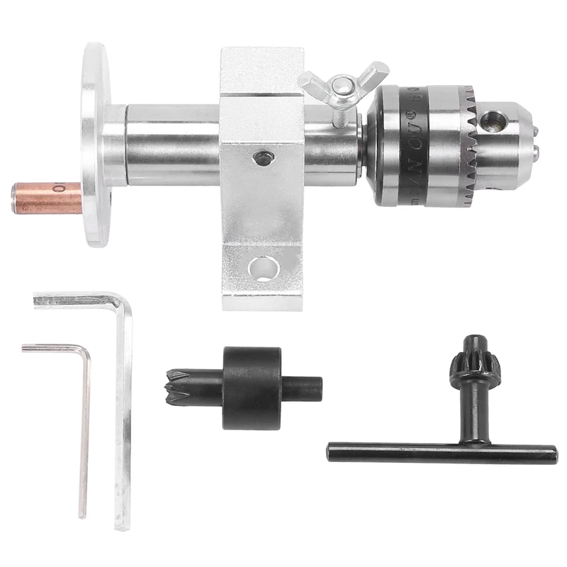 

Fashion1Pc Live Lathe Center Head With Chuck Diy Accessories For Mini Lathe Machine Revolving Lathe Centre Woodworking Tool