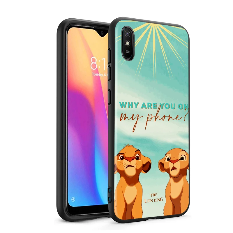 

The lion king for Xiaomi Redmi 10X Pro 9C 9A 9I 9T 9 GO K30S Ultra K20 8 7 S2 6 5 4X Pro Soft Black Phone Case
