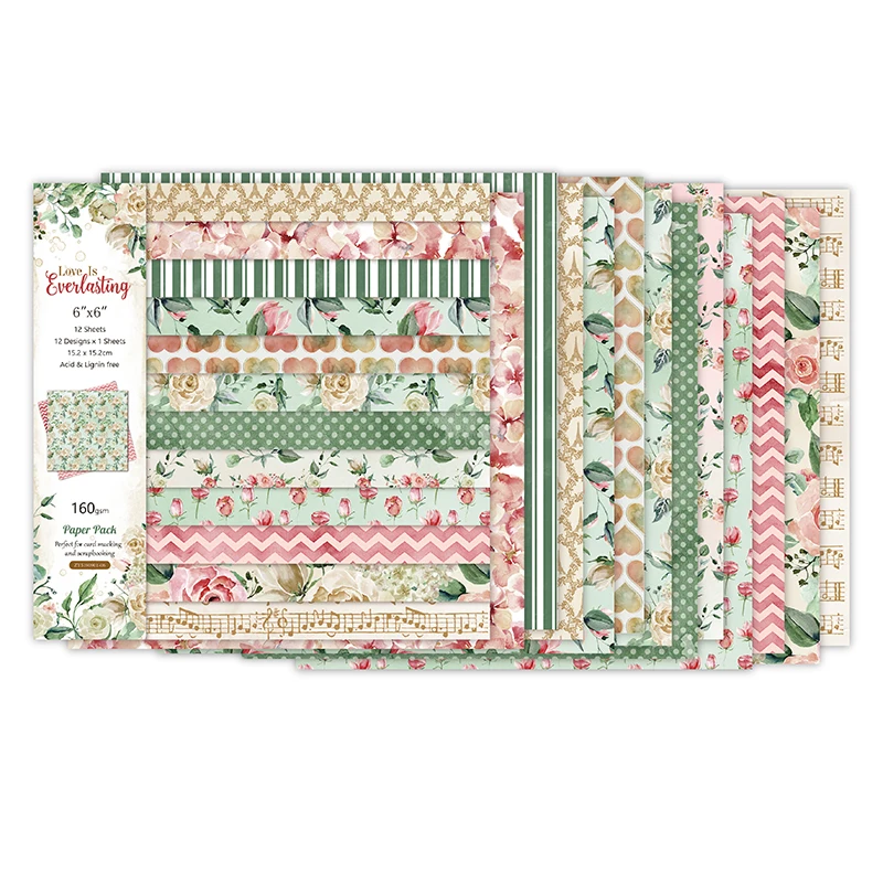 Набор из 12 штук бумаги для скрапбукинга рукоделия и рукоделия|Наклейки| |