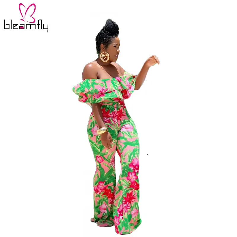 Женский новый летний цветочный принт с рукавом-бабочкой прямой сексуальный