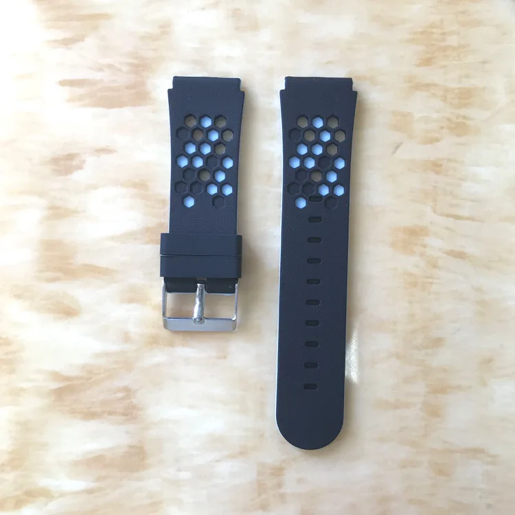 Blue and black Ремешок для часов для смарт-часов, Детские Смарт-браслеты, замена силиконовых наручных ремней для Q528 M05 Y21 Y21S - Цвет: Blue and black