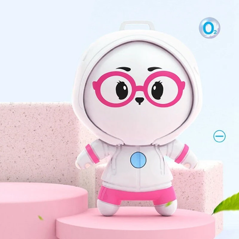 

2Pcs Kids Mini Portable Air Freshner Personal Wearable Air Purifier Necklace Ionizer Negative Ion Low Noise for Adults