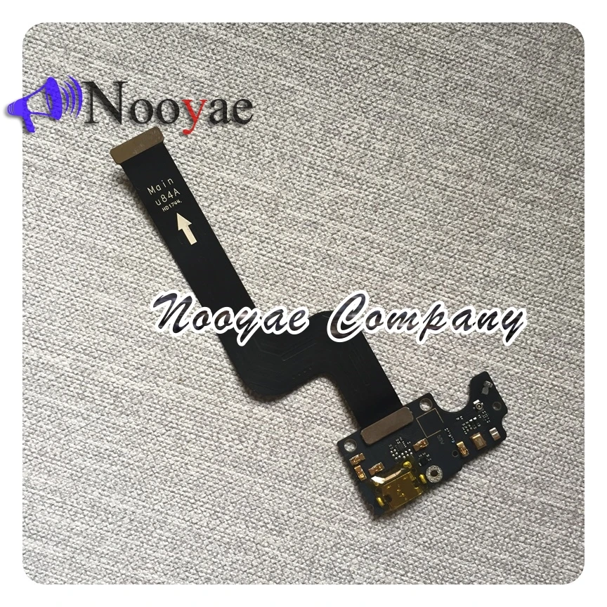 С IC зарядным портом для zte Axon 7 A2017 Micro USB зарядное устройство микрофон с гибким кабелем lcd подключение Главная материнская плата