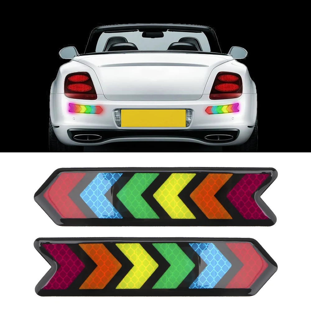 

Universal Car Reflective Strip Reflective Stickers Protective Collision Scratch Creative Warning Arrow Tape