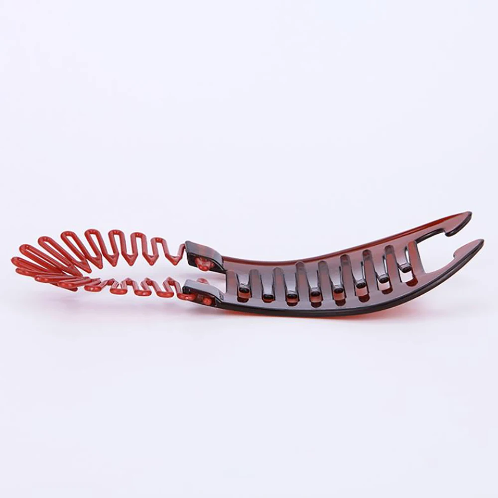 

Women Girls Elastic Hair Comb Braider Tools Scorpion Shape Hair Fix Section Holding Tools DIY Headwear Hair Styling Tools