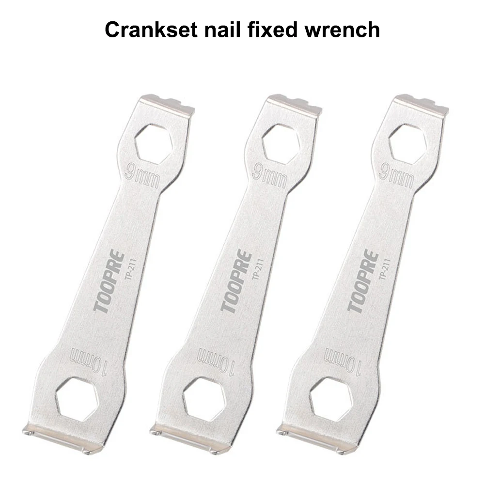 

Bike Chainring Wrench for Mountain Bike 9/10mm Bike Chainring Bolt Fixed Wrench Bicycle Crank Spanner Wrench Tool