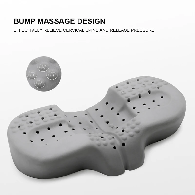 memory foam bedding pillow neck protection bow shaped sleeping pillows support head orthopedic relax health cervical neck free global shipping